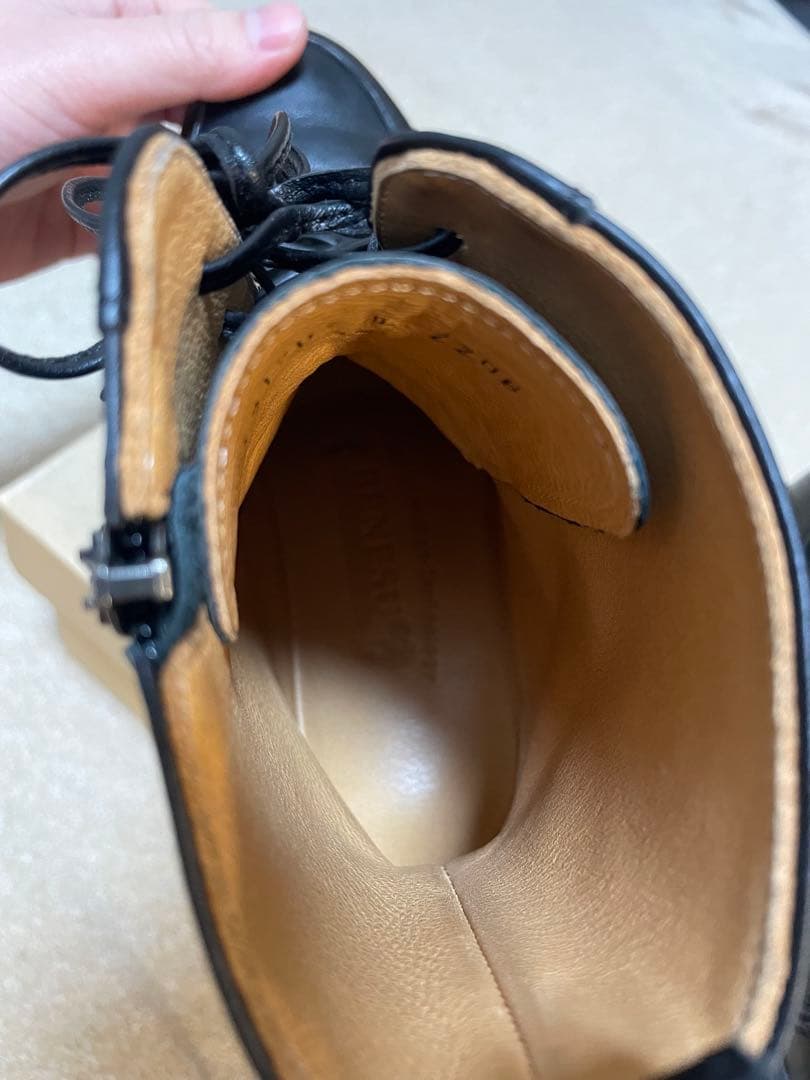 BENESU ベネシュ　ブラック レザー ブーツ