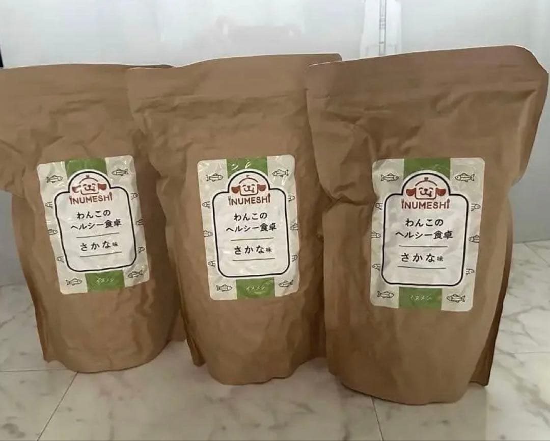 わんこのヘルシー食卓 inumeshi さかな味 1kg ×3