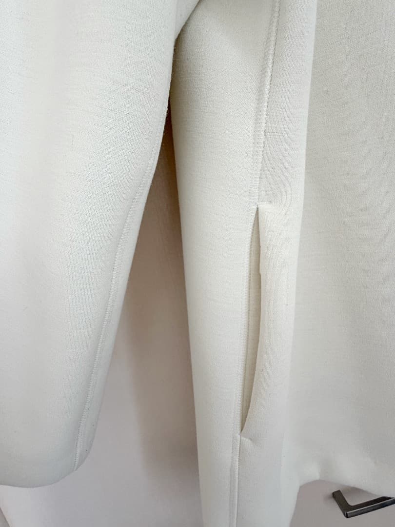 美品NOLLEY'Sノーリーズ　ダンボール　コートショート丈ホワイト