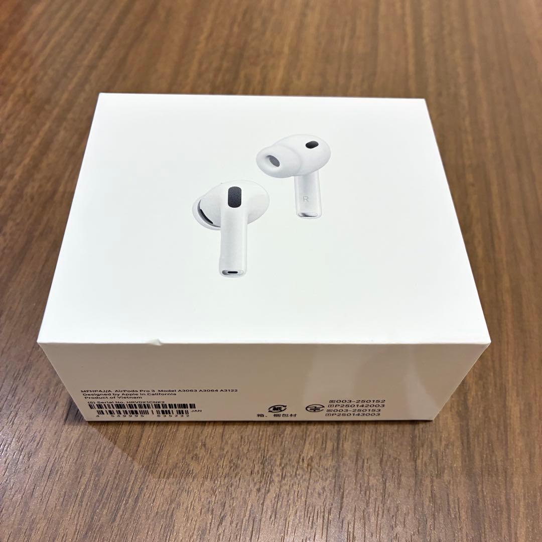 【新品未使用】Apple AirPods Pro 3 本体 ホワイト