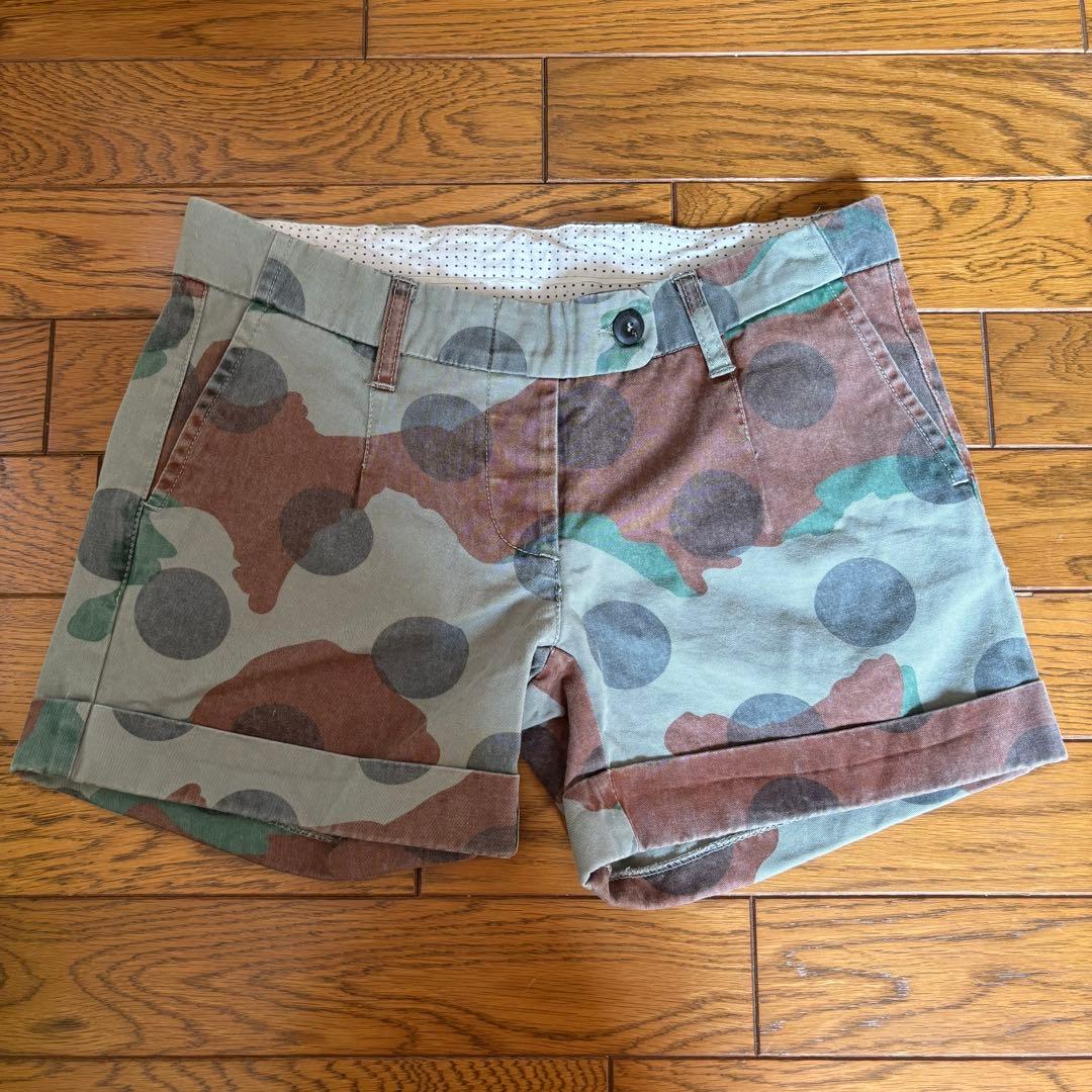 Y2K Novemb3r 迷彩ドットショートパンツ イタリア製