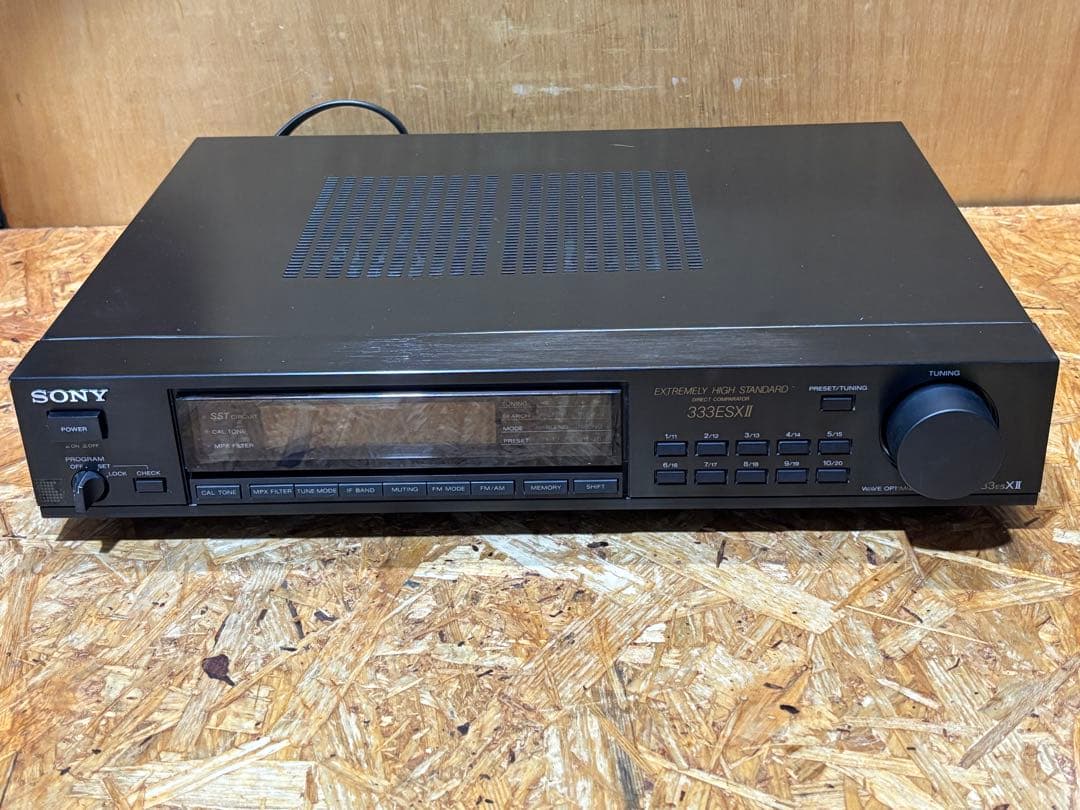 昭和レトロ FM/AM チューナー ST-S333ESXII SONY