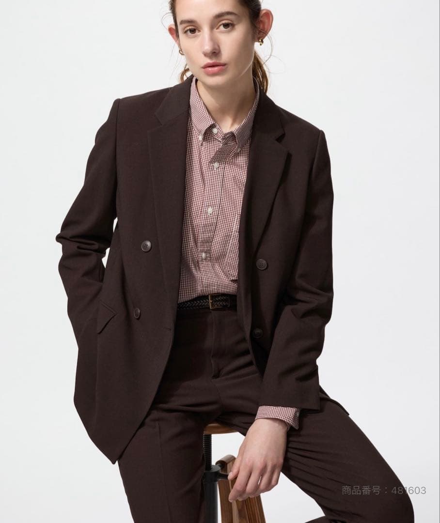 UNIQLO ダブルジャケット ブラウン（完売品）