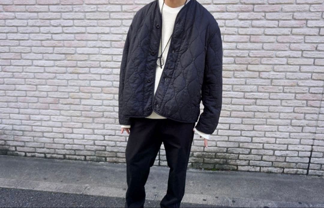 OAMC コンバットライナージャケット S ブラック　ロンハーマン