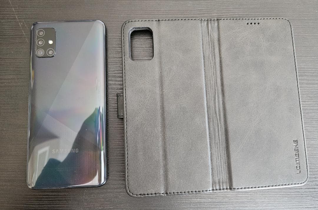 A51本体Sim Free(バッテリー交換済み+カメラフィルム+液晶フィルム)