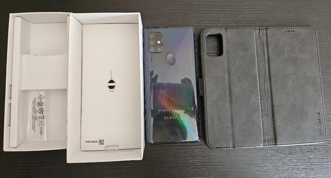 A51本体Sim Free(バッテリー交換済み+カメラフィルム+液晶フィルム)