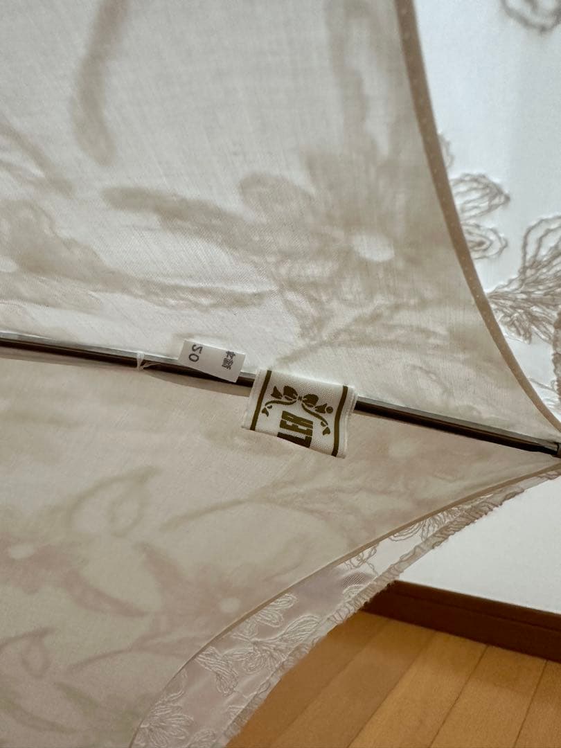 FEILER ホワイトマーガレット柄　長日傘