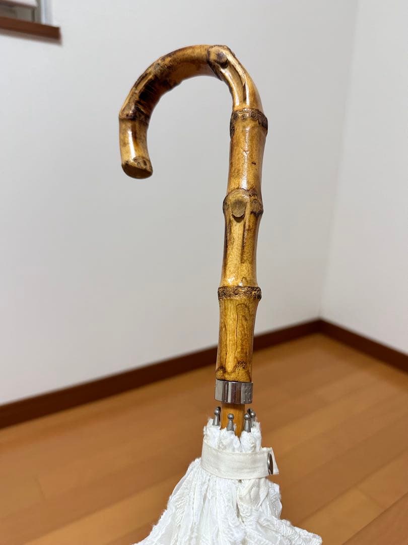 FEILER ホワイトマーガレット柄　長日傘