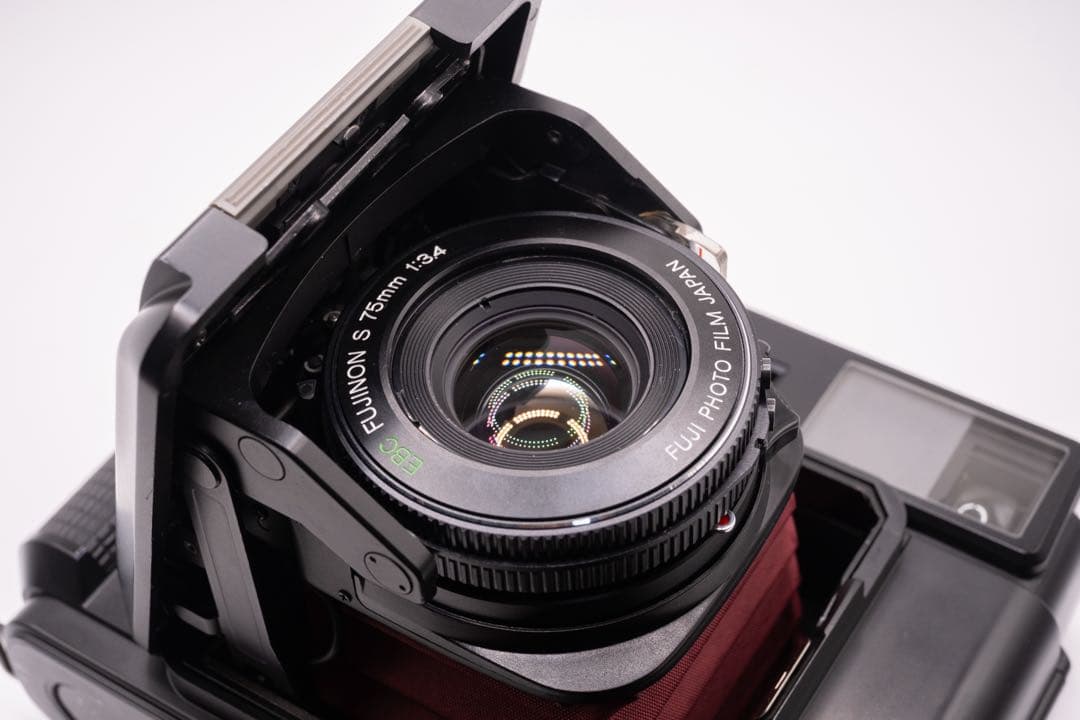 整備済 FUJI GS645 Professional 美品 皮腔交換 測光OK