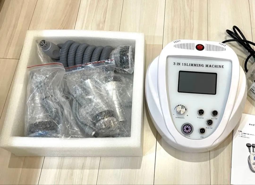 【新品未使用】業務用40khzキャビテーション&ラジオ波 顔&身体用 正規品