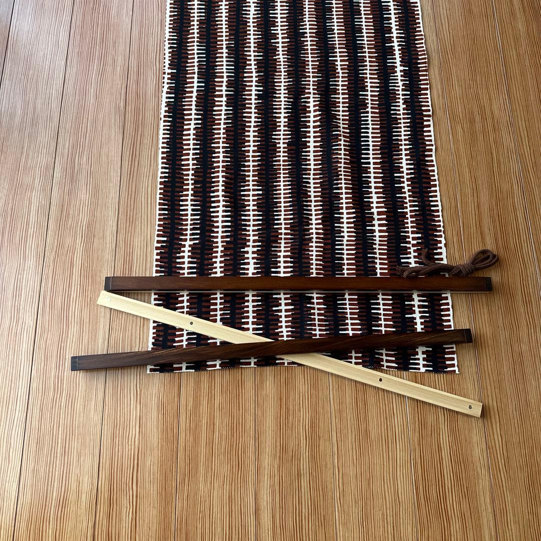 「値下げ最終」　柚木沙弥郎タベストリー　細ジッパー