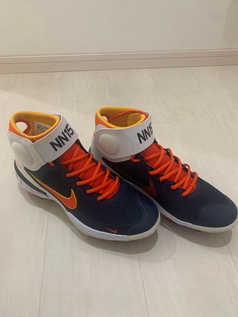 新品未使用★NIKEナイキ★オーダースパイク★27cmUS9金属歯★