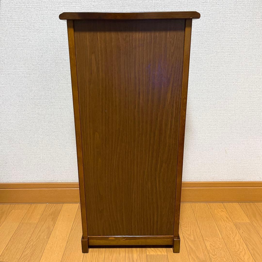 美品　カリモク家具 コロニアル 電話台 引き出し4段 ブナ材 カントリー調