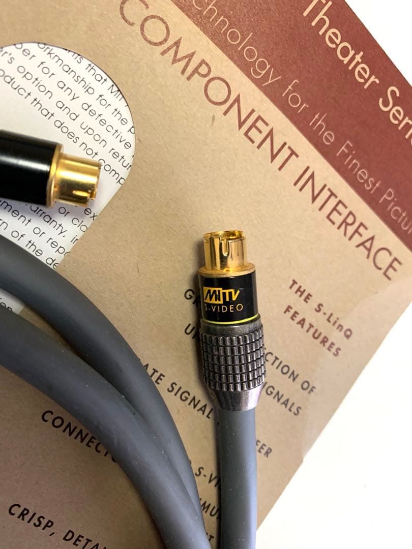 （高級）MIT社製★S-LinQシリーズ★Ｓ端子ケーブル （2m）