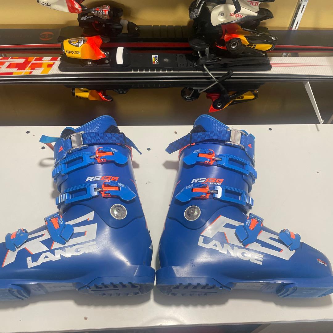 LANGE RS130 ワイド　スキーブーツ 26-26.5センチ
