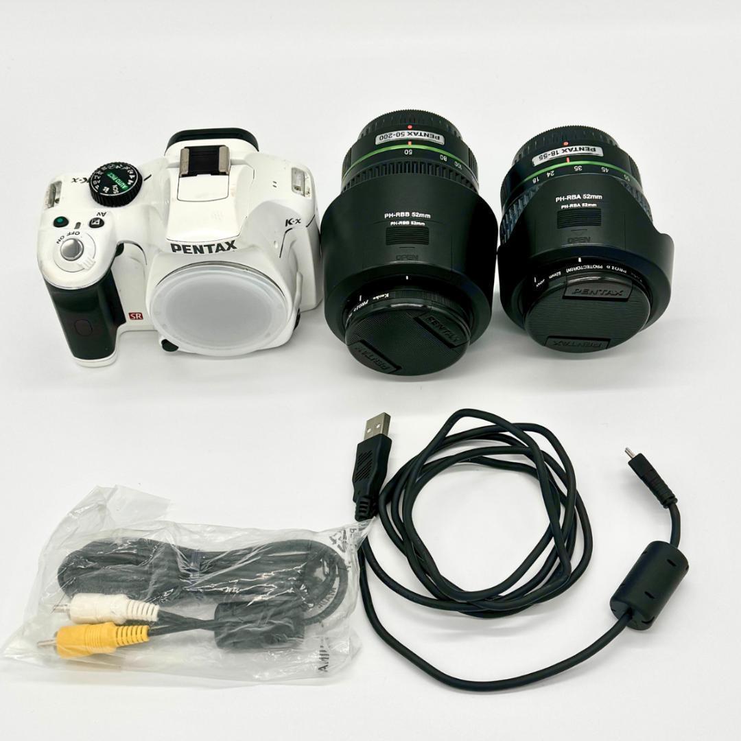 PENTAX　K-x ２ズーム18-55mm / 50-200mm ジャンク