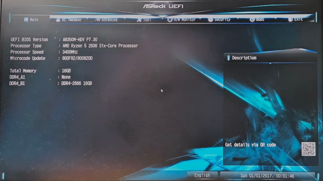 Ryzen 5 2600&ASRock AB350M-HDVまとめ売り