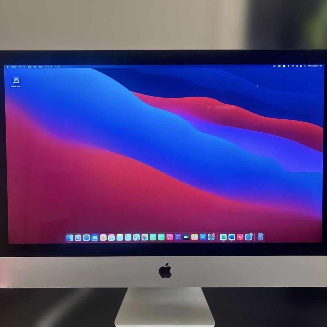 Apple iMac Retina 5K, 27インチ1TB、メモリ24GB