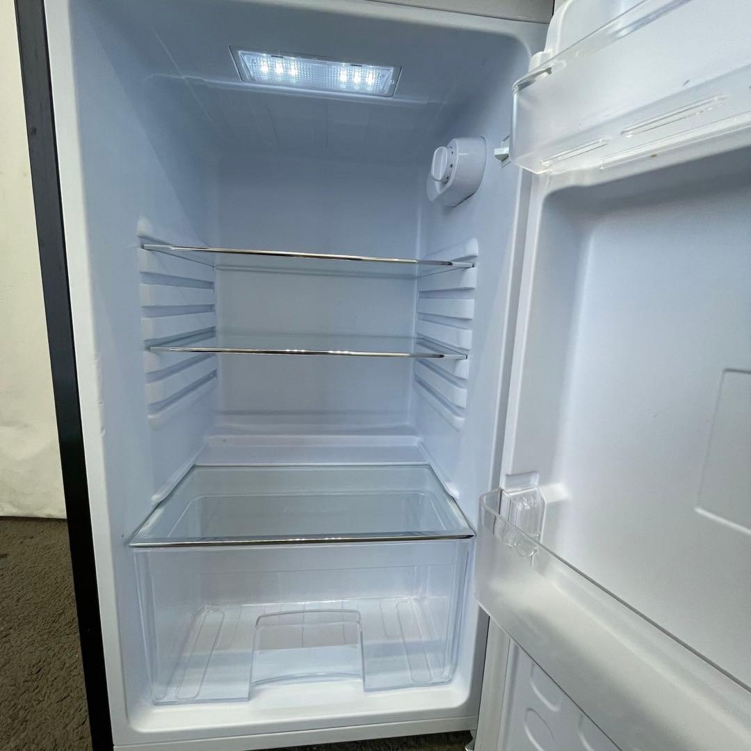 383⭕️冷蔵庫　アイリスオーヤマ　一人暮らし　小型　ブラック　安い　設置無料