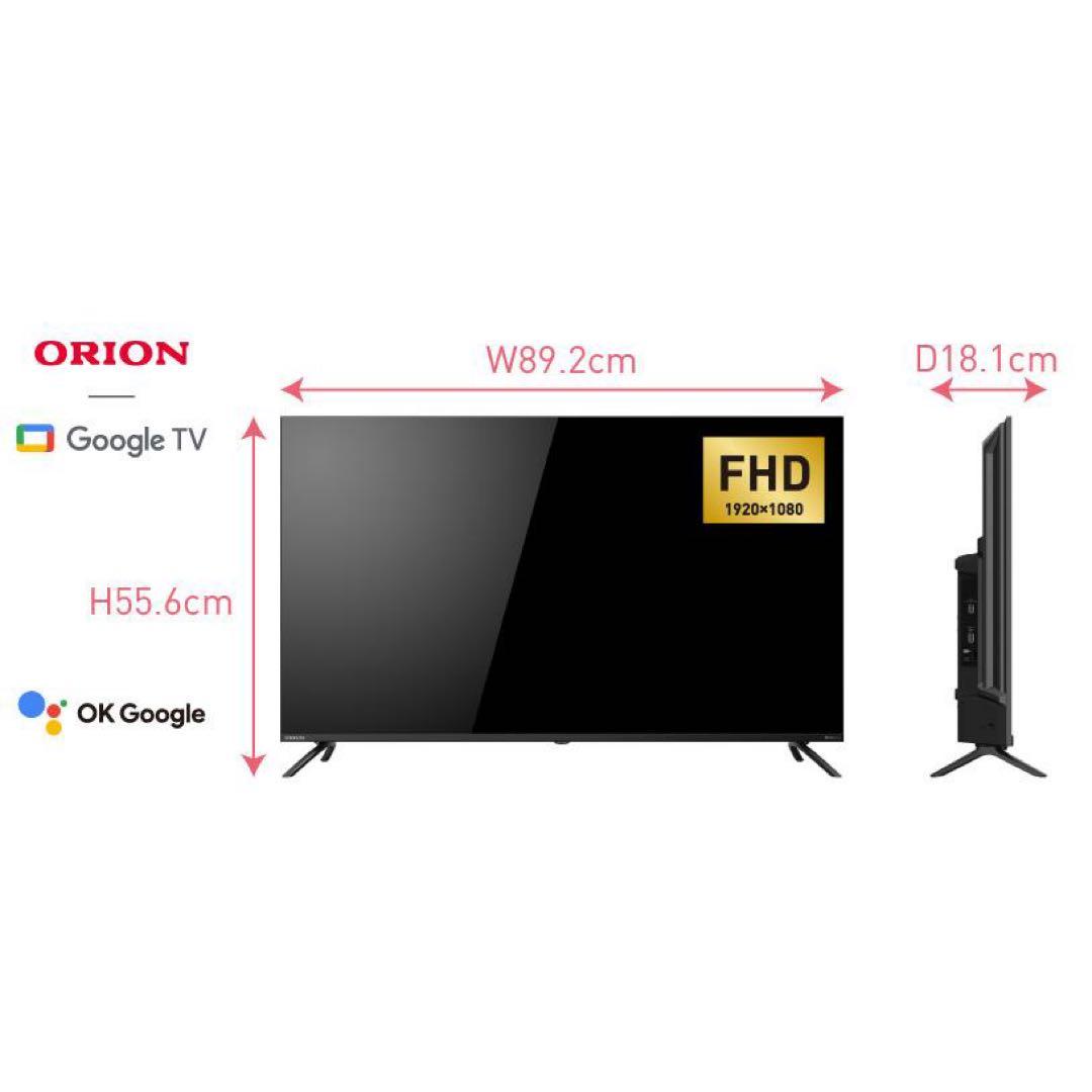 2025年製ORION 40V型 FHD Google TV OLS40WD10