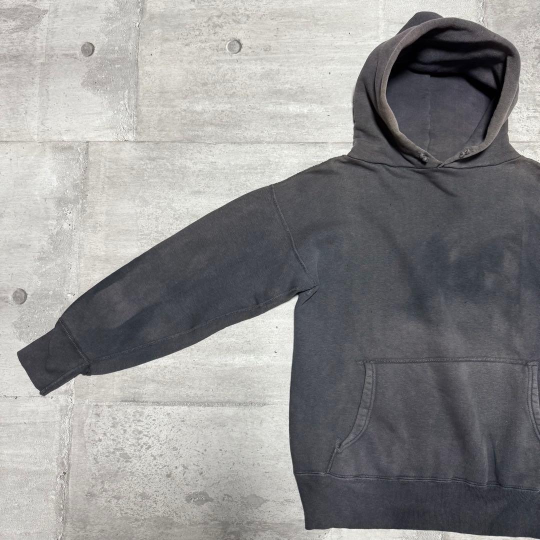 70s vintage ヴィンテージスウェット ブラック フェード L スミクロ