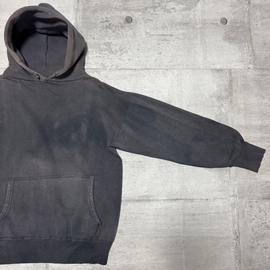 70s vintage ヴィンテージスウェット ブラック フェード L スミクロ