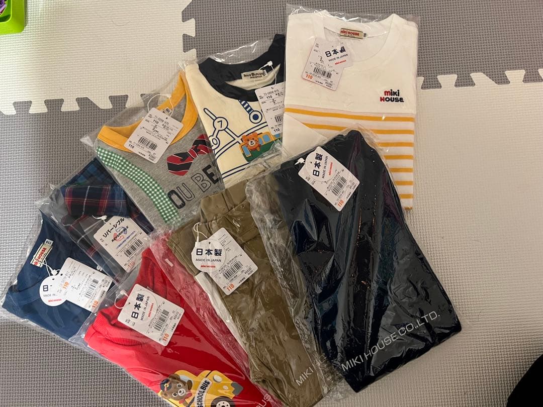 MIKI HOUSE ホットビスケッツ　 110男の子　新品未開封　8点
