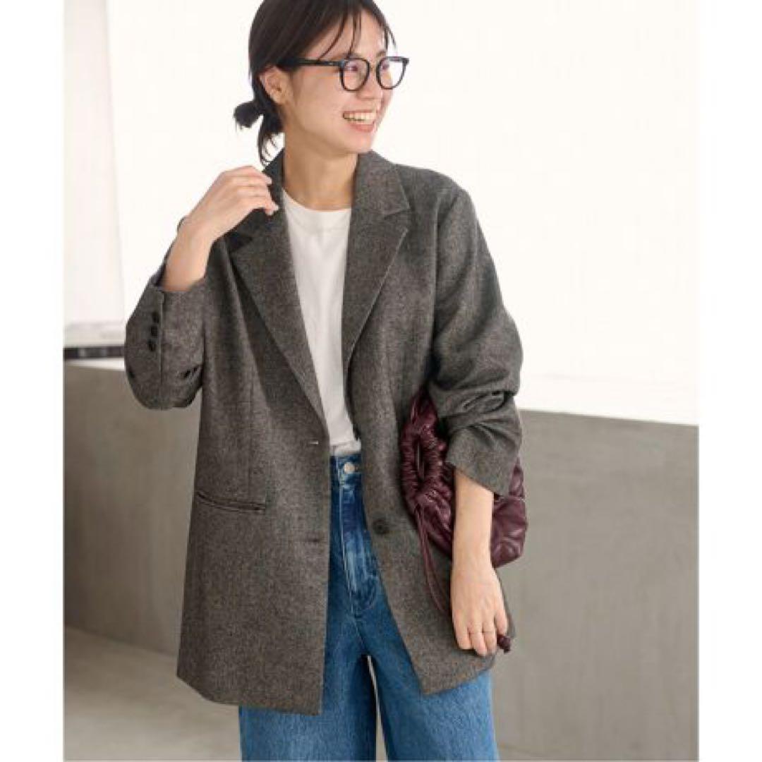 ジャーナルスタンダードレリューム　REWOOLミックスシングルジャケット