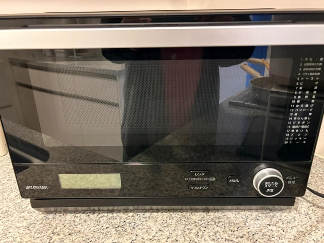 アイリスオーヤマ スチーム オーブン レンジ MO-F1808-B 2022年製