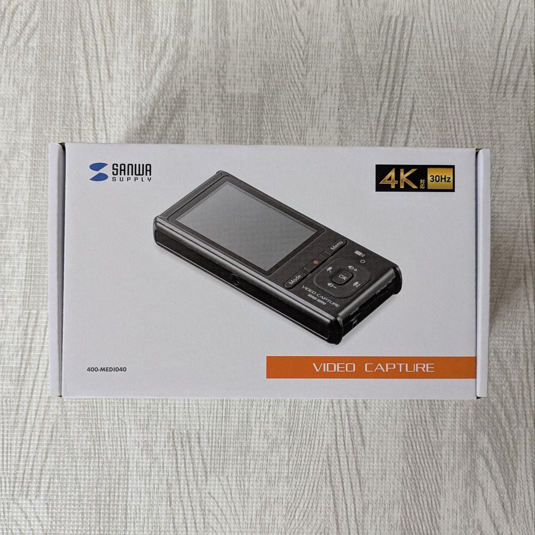 400-MEDI040サンワダイレクト ビデオキャプチャー RCA接続 4K録画