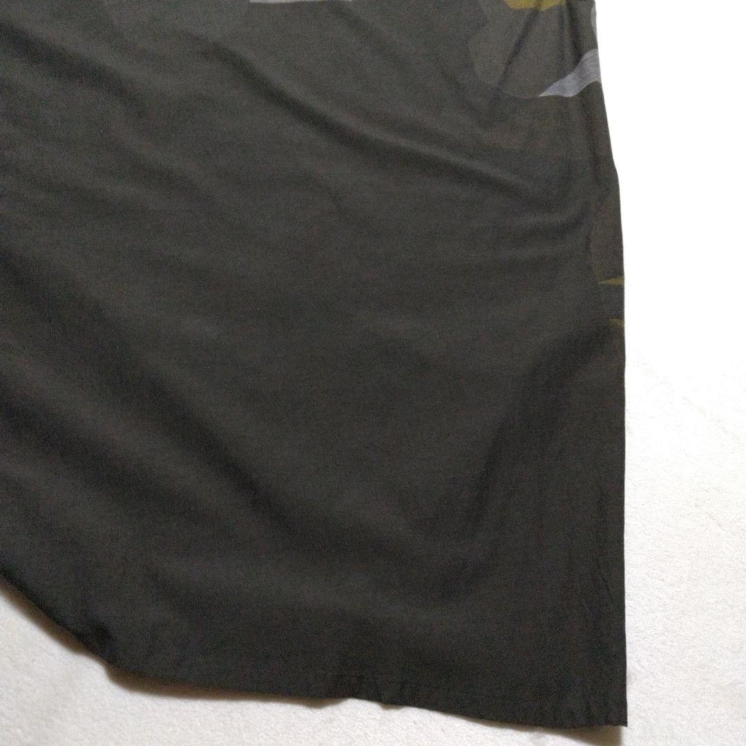 美品　慈雨 ロングベスト　ジレ　チュニック　カーキ系　センソユニコ　L