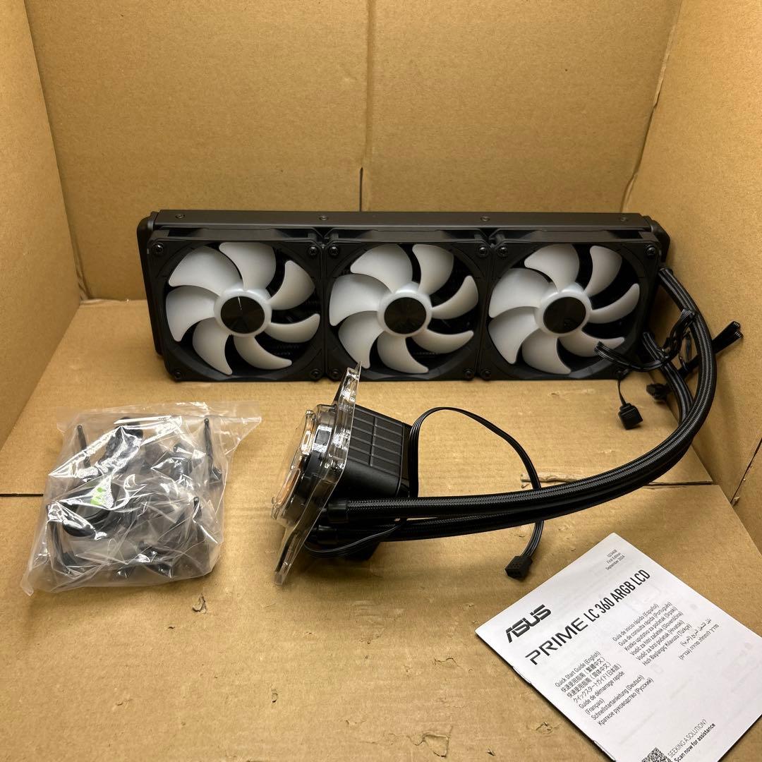 CPUクーラー 液晶 ASUS PRIME LC 360 ARGB LCD