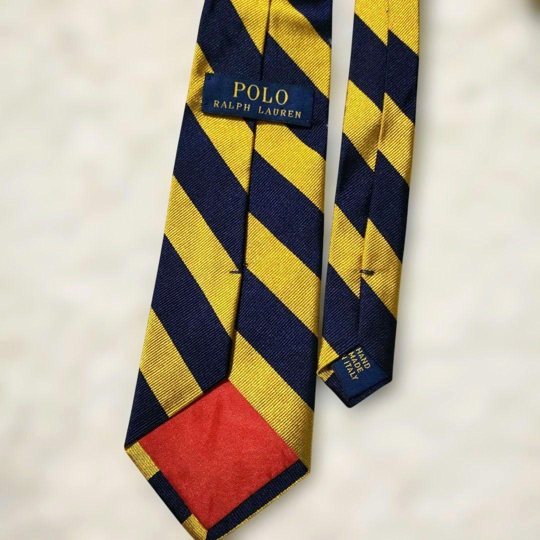 ☆美品☆ ラルフローレン 紺ブレ シングル ブレザー 金ボタン ネクタイ付