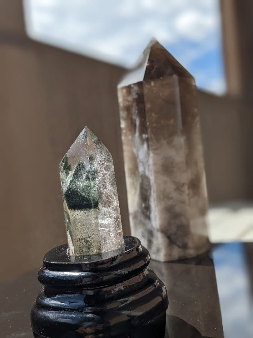 超美ガーデンファントム　モリオン六角柱　2点セット