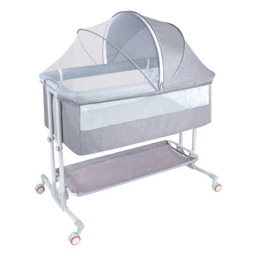 ZOOBLY ズーブリー ベビーベッド グレー