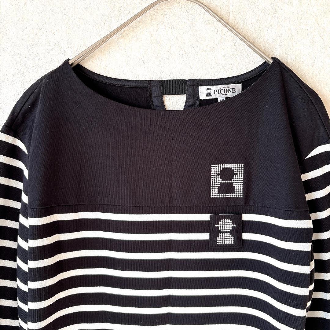 超美品⭐️ピッコーネ PICONE ボーダー チュニック ワンピース 40