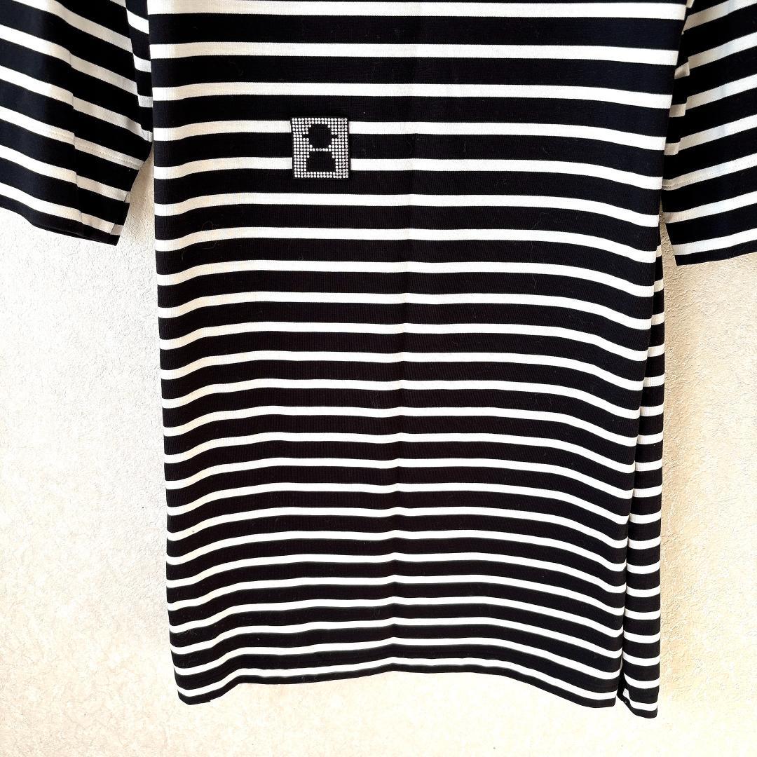 超美品⭐️ピッコーネ PICONE ボーダー チュニック ワンピース 40