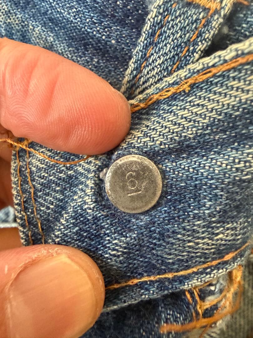リーバイス501 66前期ノーリペア　実寸W32 縦落ち良好　ゴールデンサイズ