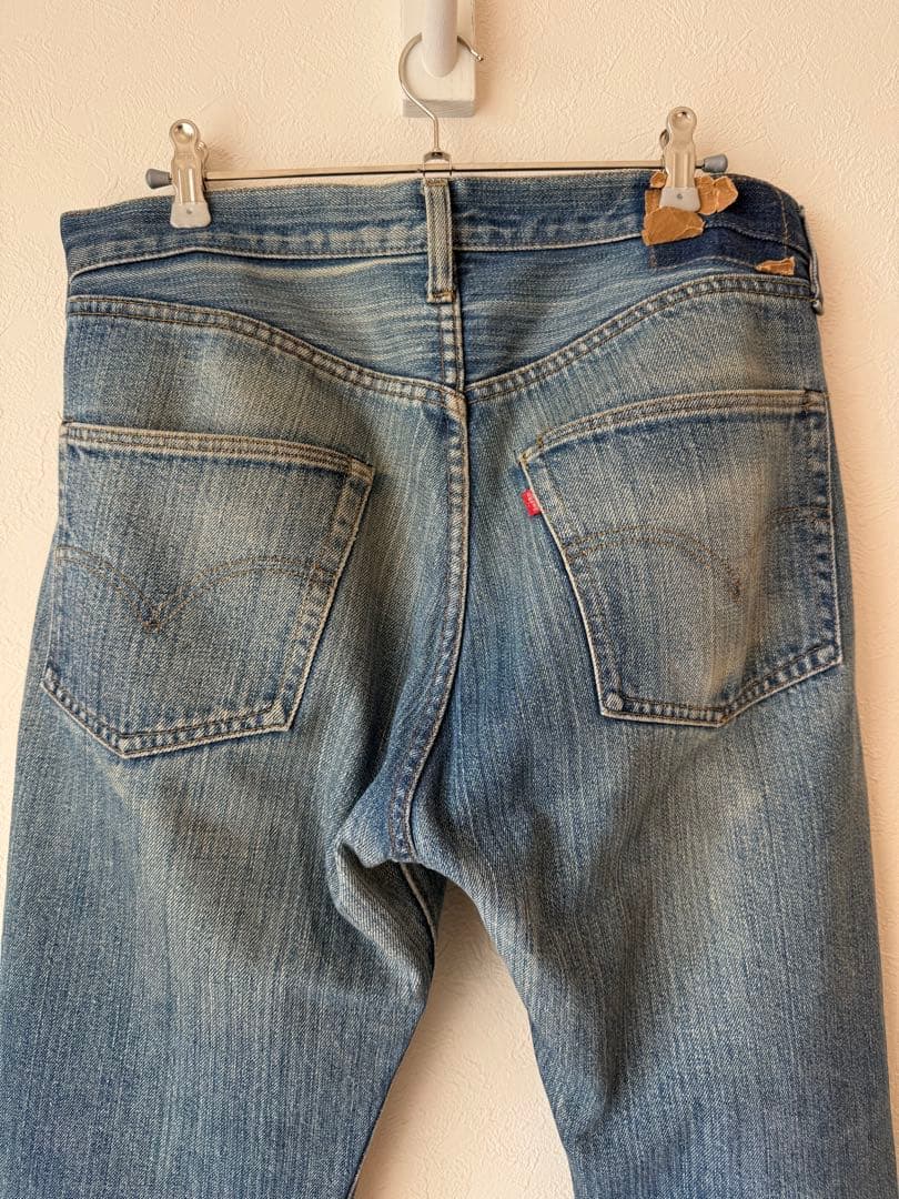 リーバイス501 66前期ノーリペア　実寸W32 縦落ち良好　ゴールデンサイズ