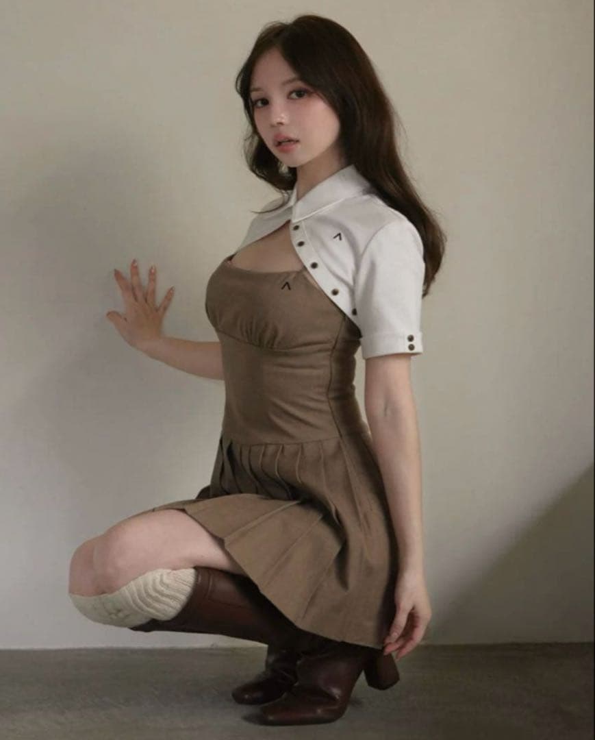 ワンピース andmary Dahlia set dress AM1637