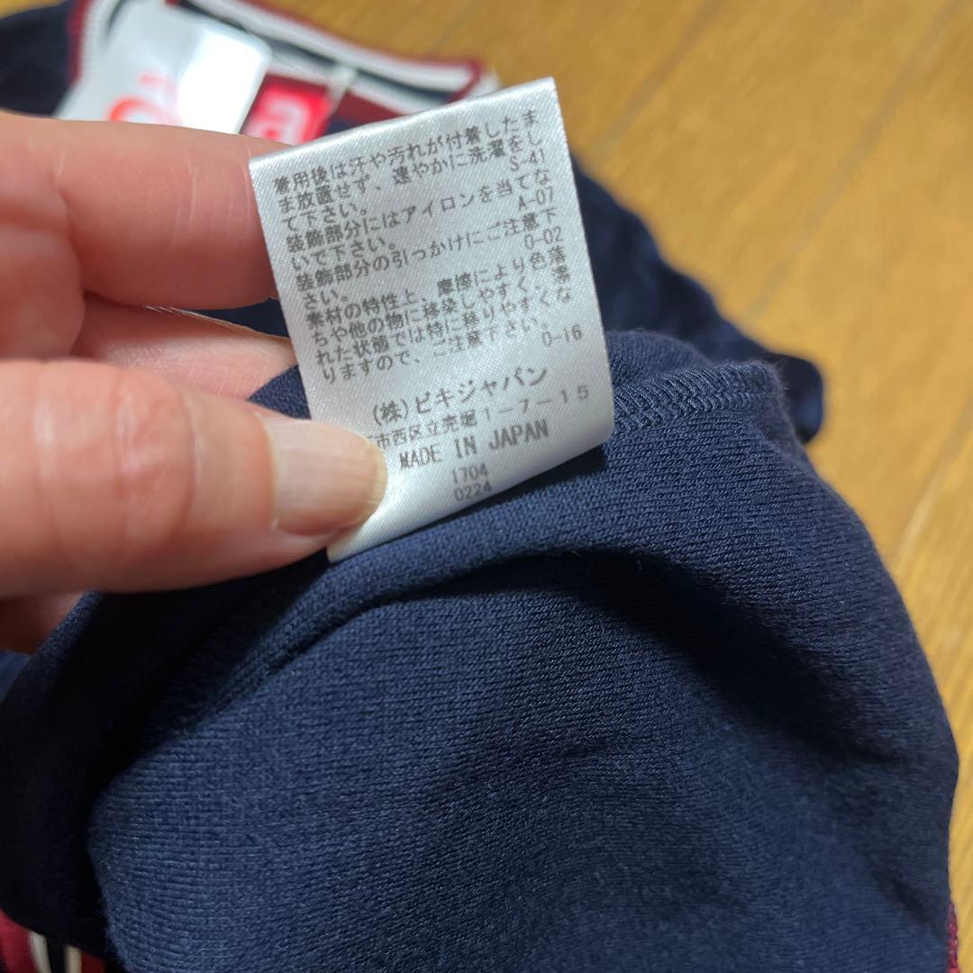 専用❣️アルチビオ　ネイビー　ベロア半袖トップス　サイズ40