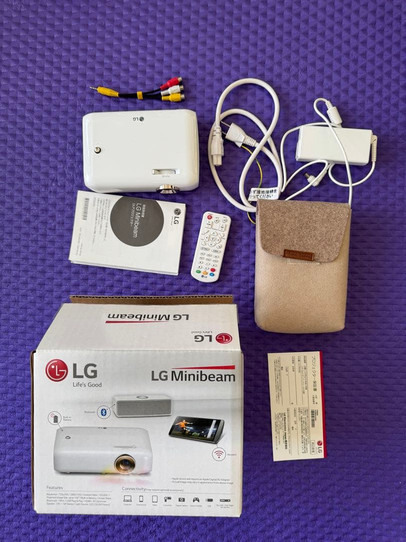 LG Minibeam プロジェクター PH550G