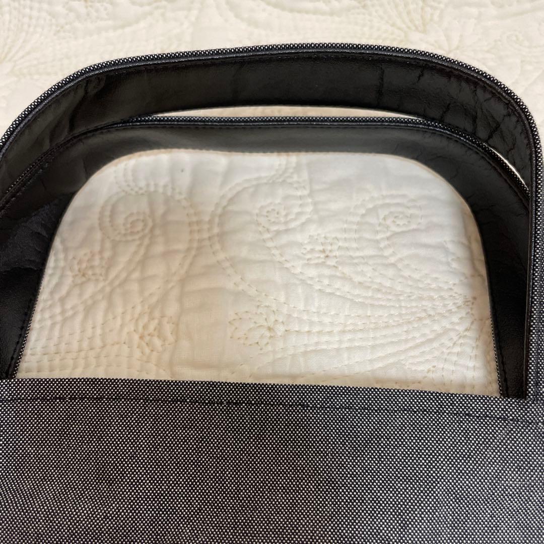 familiar デニムバック　バレリーナ　黒