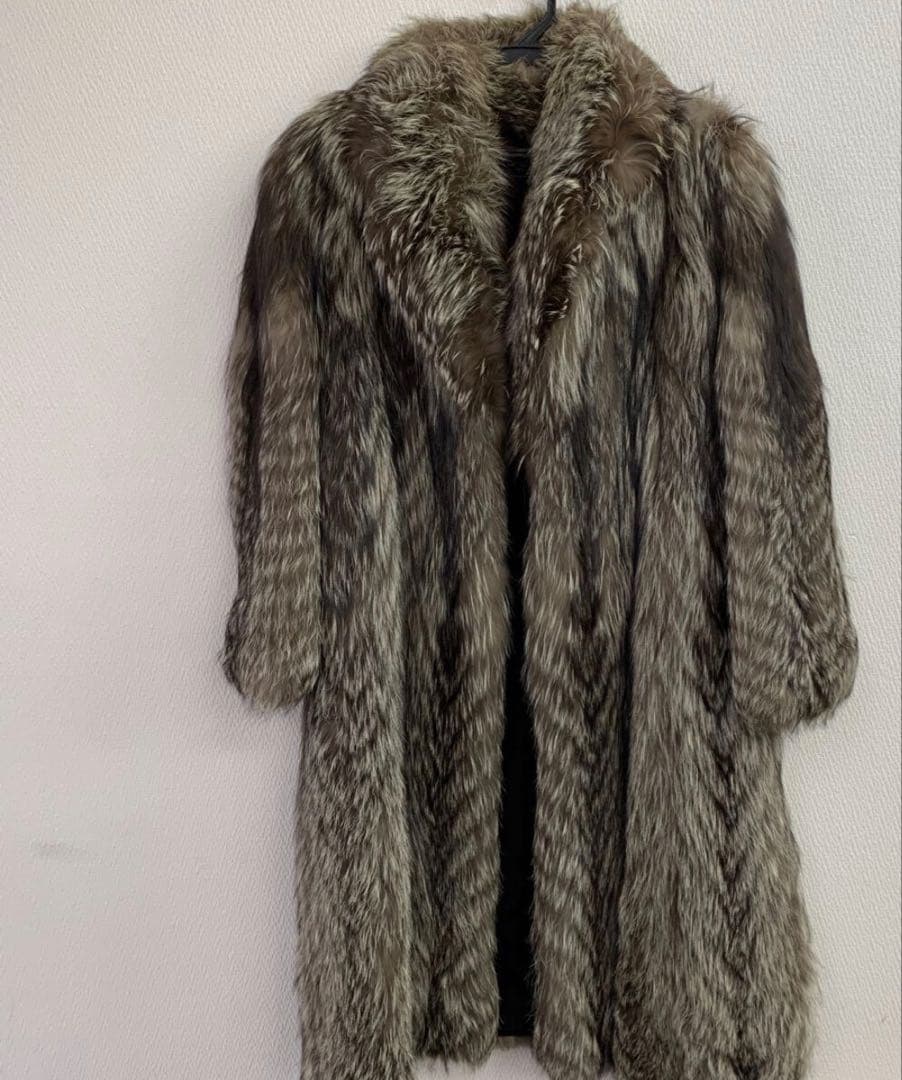 DAIFUR RARE&毛皮 FOXシルバーフォックス ファーコート