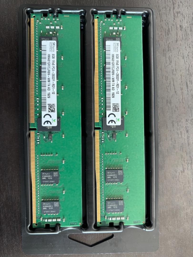 SK hynix 8GB DDR4 2933MHz メモリ PC4-21300