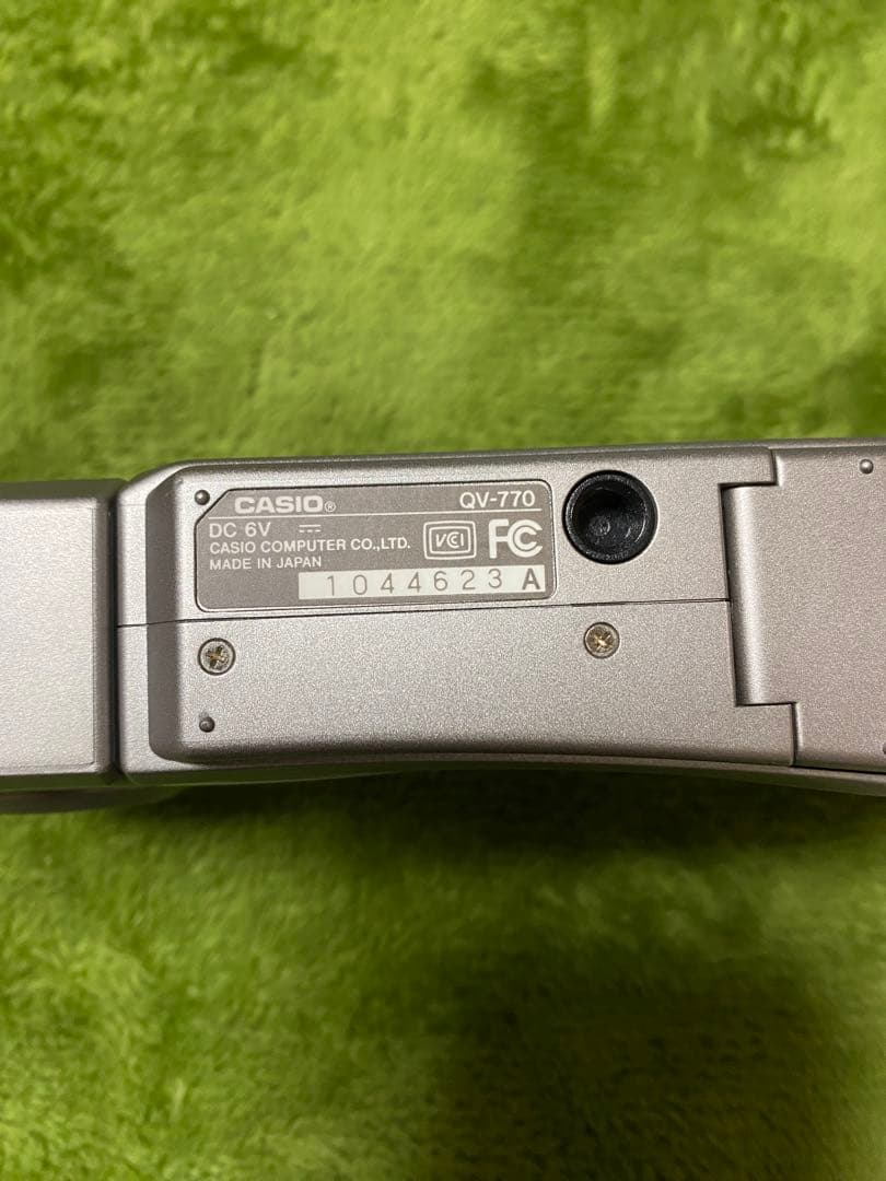 CASIO QV-770 デジタルカメラ カシオACアダプター付 取扱説明書