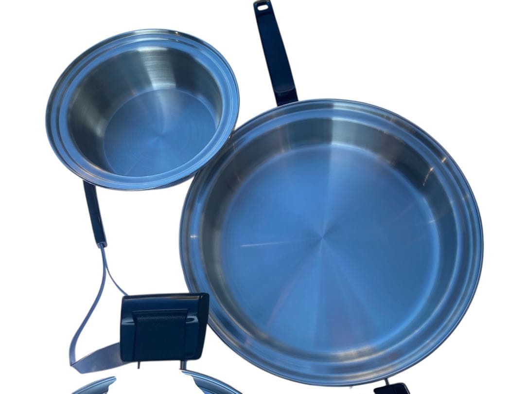 INDUCT A CORE ステンレス製鍋・フライパンセット 未使用品