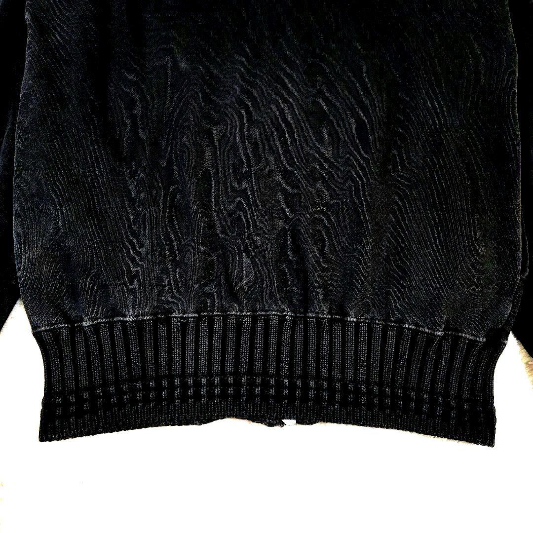 Y2K ナポレオンジャケット 短丈 ジップ パーカー リブ アーカイブ グレー