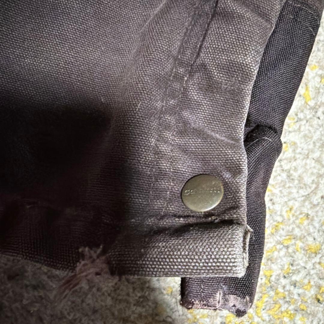 carhartt ダブルニー　裏地キルティング　ダークブラウン　36×34