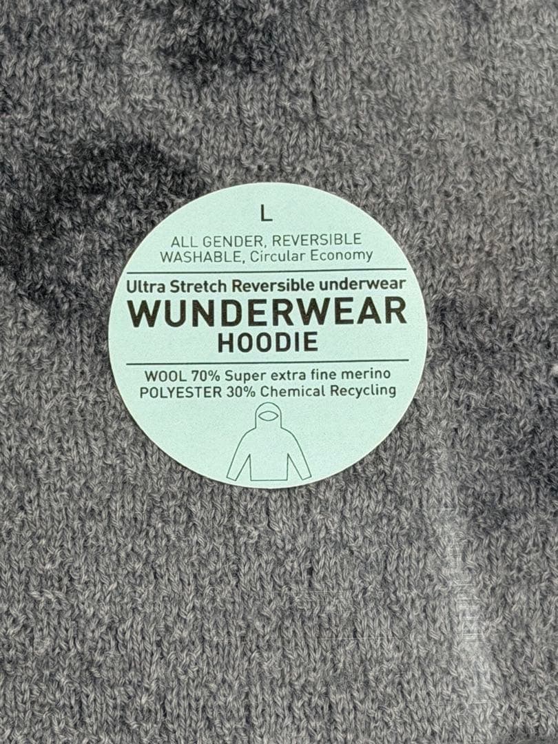 [限定品]BRING WUNDERWEAR タイダイシームレスフーディーLサイズ